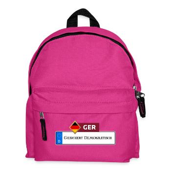 Démocratie sécurisée 2.0 | Cadeau - Sac à dos Enfant - fuchsia - Devant