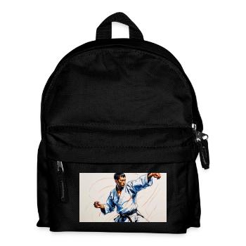 Martial art and Japanese dynamism - Kids' Backpack - black - Front