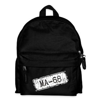 Mannheim 68 - Kinder Rucksack - Schwarz - Vorne