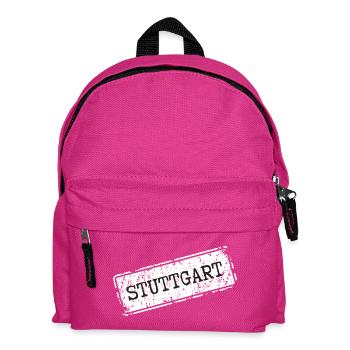 Stuttgart Urban Street Art Design - Kinder Rucksack - Fuchsia - Vorne
