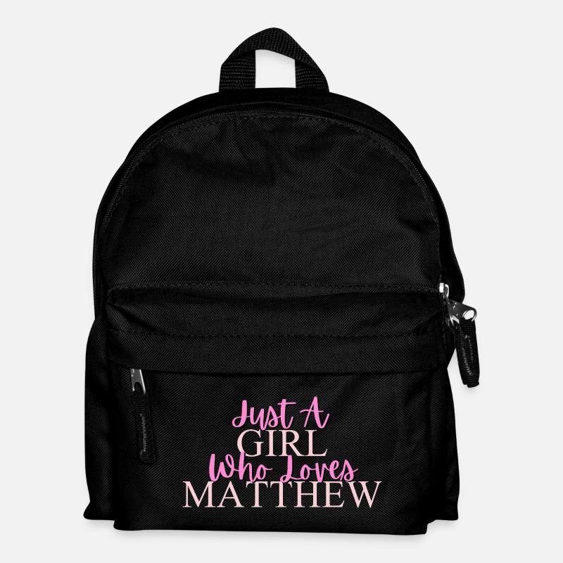 Empowering Girl, das Mathedesign liebt - Kinder Rucksack - Schwarz
