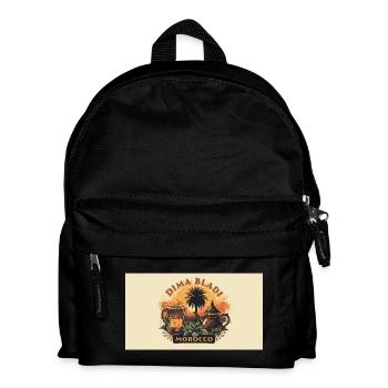 Vintage Moroccan Lounge Café - Kids' Backpack - black - Front