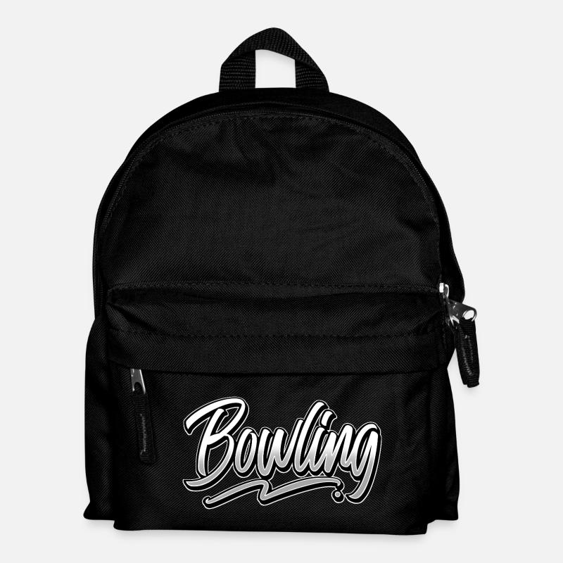 Bowling - Kinder Rucksack - Schwarz
