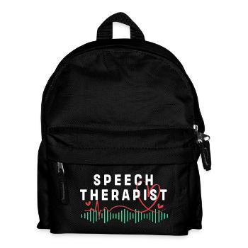 Orthophoniste, orthophoniste, orthophonie - Sac à dos Enfant - noir - Devant