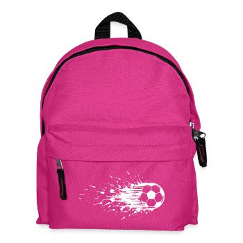 Energischer Fußball Kunst Fußball - Kinder Rucksack - Fuchsia - Vorne