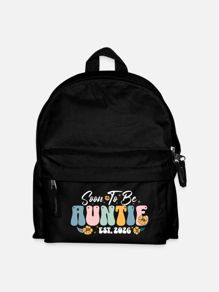 Bald Tante Est 2026 - Kinder Rucksack - Schwarz