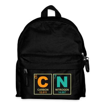 67 Meme Lustiger Lehrer Naturwissenschaften Periodensystem Retro - Kinder Rucksack - Schwarz - Vorne
