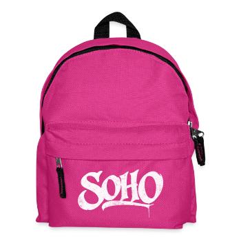 Soho Graffiti Shirt Design - Kinder Rucksack - Fuchsia - Vorne