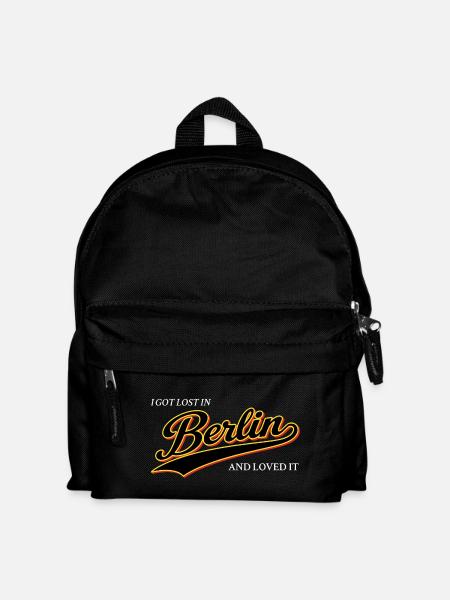 I Got Lost In Berlin And Loved It - Kids' Backpack - black