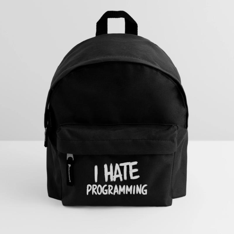 Ich hasse Programmieren, spaßiger PC-CPU-Programmierer Kinder Rucksack