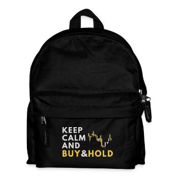 Keep Calm - Buy & Hold Investor - Kids' Backpack - black - Front