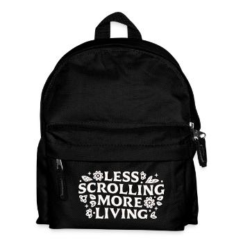 Arrêtez de faire défiler des citations doomscrolling hors ligne - Sac à dos Enfant - noir - Devant