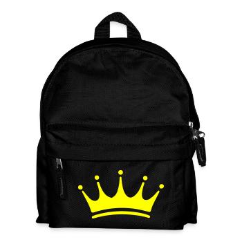 Crown Symbol - Kids' Backpack - black - Front