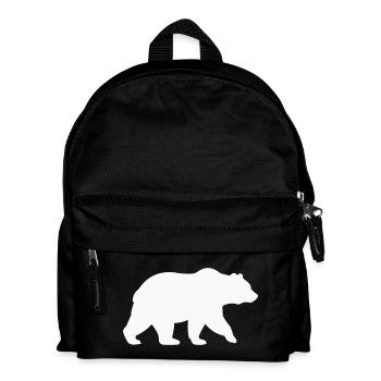 baer- - Kinder Rucksack - Schwarz - Vorne