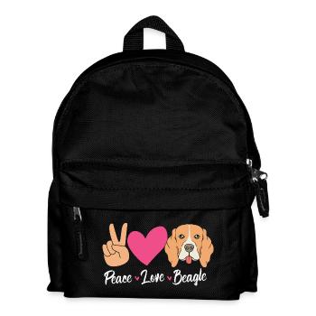 Beagle Mom Mom Dog Mom - Kids' Backpack - black - Front