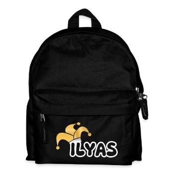 Fastnacht Ilyas - Kinder Rucksack - Schwarz - Vorne