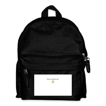 Backe die Welt einen besseren Cupcake - Kinder Rucksack - Schwarz - Vorne