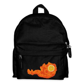 Wiener Schnitzl - Kinder Rucksack - Schwarz - Vorne
