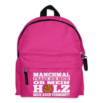 Bois - manquant - Sac à dos Enfant - fuchsia - Devant
