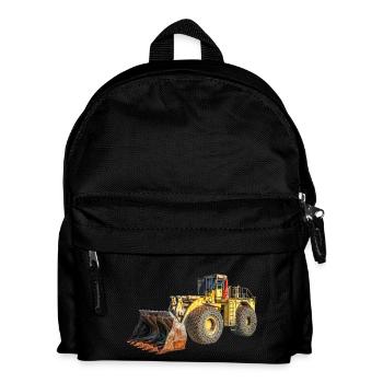 Radlader - Kinder Rucksack - Schwarz - Vorne