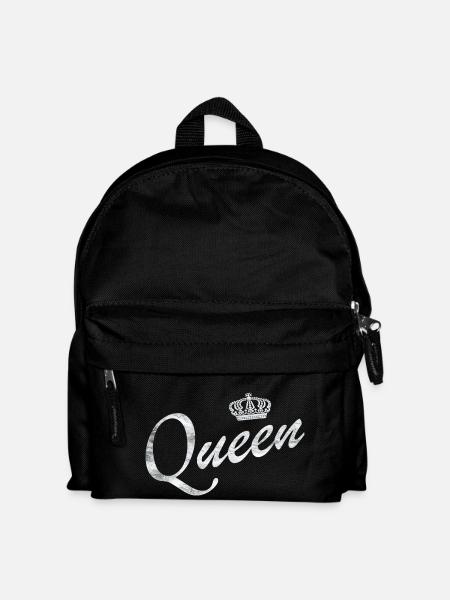 Queen Partnerlook King & Queen Gift - Kids' Backpack - black