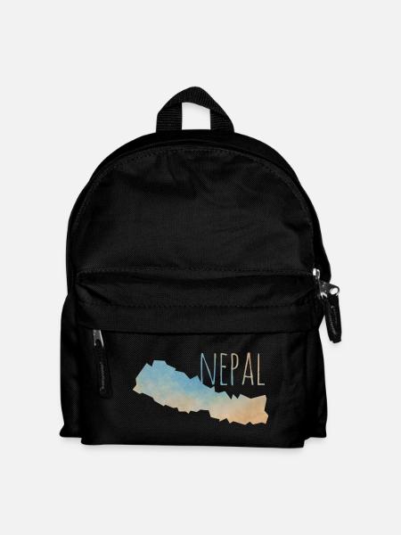 Nepal - Kinder Rucksack - Schwarz