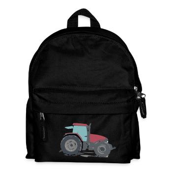 Tracteur agricole rouge - Sac à dos Enfant - noir - Devant