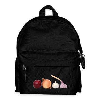 Motif de palette de couleurs Allium - Sac à dos Enfant - noir - Devant