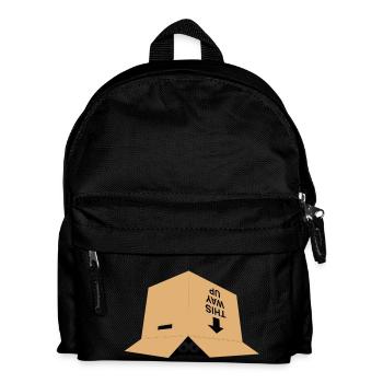 Une boîte déplacer - Sac à dos Enfant - noir - Devant