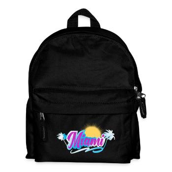 Miami - Kinder Rucksack - Schwarz - Vorne
