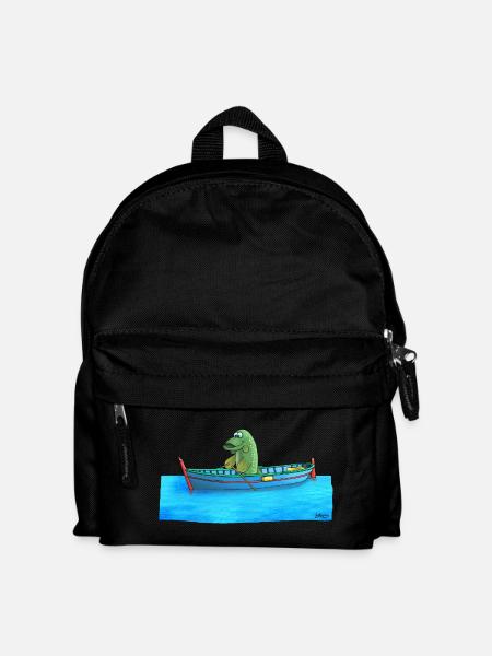 Brochet dans la chaloupe - Sac à dos Enfant - noir