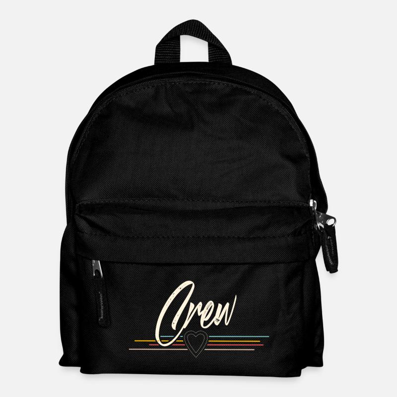 Crew - Kinder Rucksack - Schwarz
