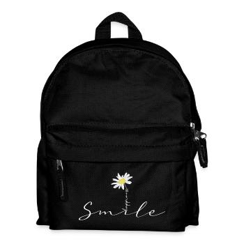 Smile smile smile flower Marguerite happiness - Kids' Backpack - black - Front