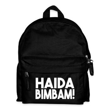 Haida Bimbam - Kinder Rucksack - Schwarz - Vorne