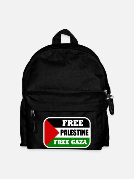 Free palestine free gaza - Kids' Backpack - black