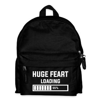Vom Horror inspiriertes Ladebildschirm-Design - Kinder Rucksack - Schwarz - Vorne