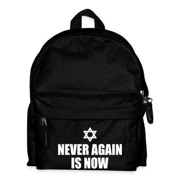 Never again is now - Kids' Backpack - black - Front