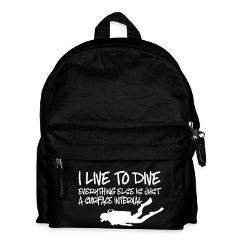 plonger - Sac à dos Enfant - noir - Devant
