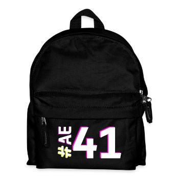AE41-KARTON - Kinder Rucksack - Schwarz - Vorne