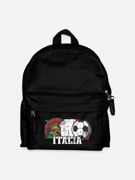 Italien Fußball - Kinder Rucksack - Schwarz
