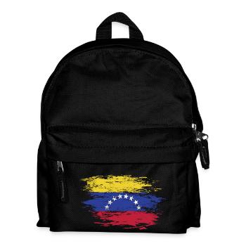Venezuella flag used - Kids' Backpack - black - Front