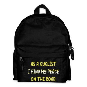 Fahrrad Fahrrad Fahrrad Fahrrad Biker MTB 15 - Kinder Rucksack - Schwarz - Vorne