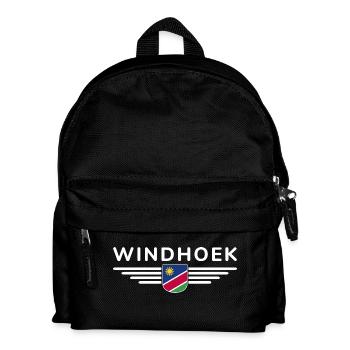 Windhoek T-Shirt for Namibia Lovers - Kids' Backpack - black - Front