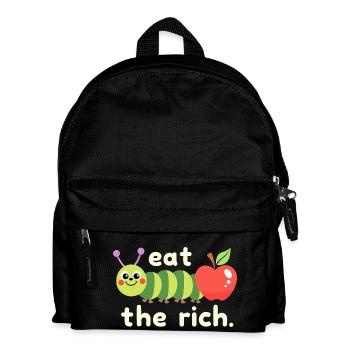 Ver affamé - Chenille Kawaii - Sac à dos Enfant - noir - Devant