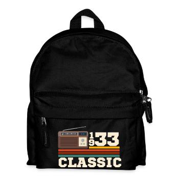 Jubiläum 1933 Retro-Klassiker - Kinder Rucksack - Schwarz - Vorne