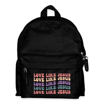 Aimer comme Jésus - Sac à dos Enfant - noir - Devant