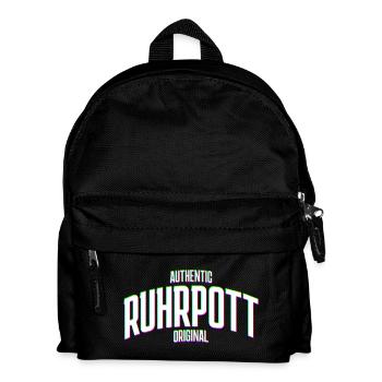 Région de la Ruhr Ruhrpott Effet Glitch original - Sac à dos Enfant - noir - Devant