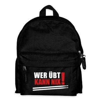 Qui s’entraîne ne peut rien faire - Sac à dos Enfant - noir - Devant