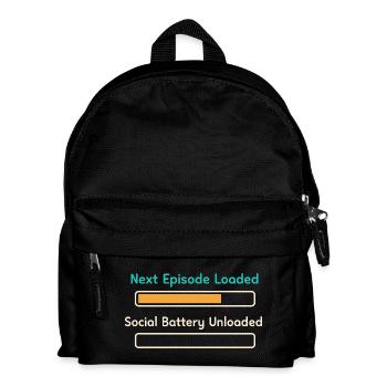 Anime introvert Weeb couch potato - Kids' Backpack - black - Front