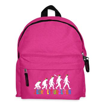 Jeck depuis la nuit des temps | Les fous de l’évolution, Carnaval - Sac à dos Enfant - fuchsia - Devant